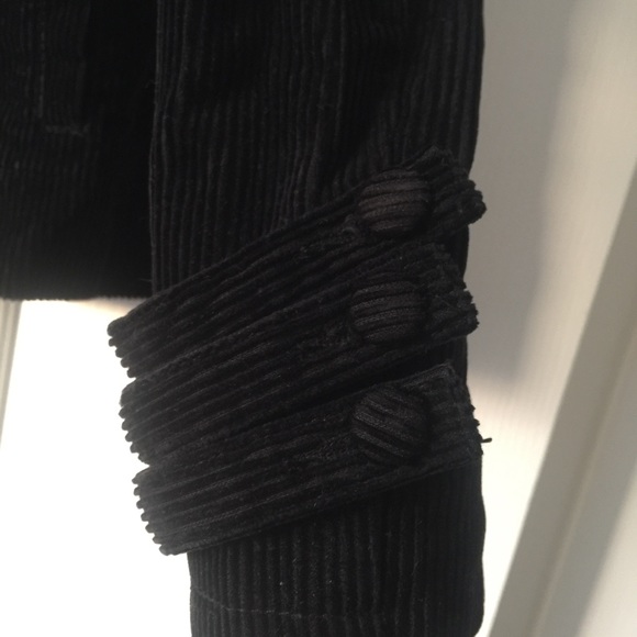 Divided by H&M black corduroy jacket blazer sz 2 - Picture 4 of 8